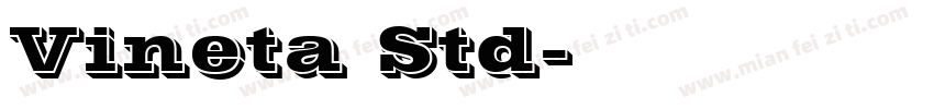 Vineta Std字体转换